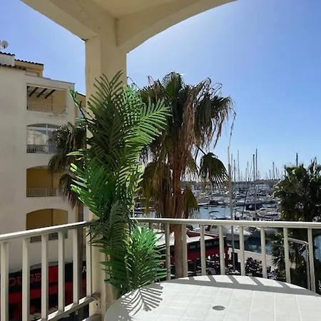 Apartmán Charmant Studio Climatise Au Cap D'agde Avec Piscine, Balcon Et Proche Port - 2 Pers. - Fr-1-749-47 Agde