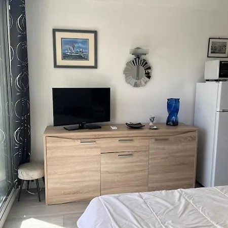 Apartmán Charmant Studio Climatise Au Cap D'agde Avec Piscine, Balcon Et Proche Port - 2 Pers. - Fr-1-749-47 Agde
